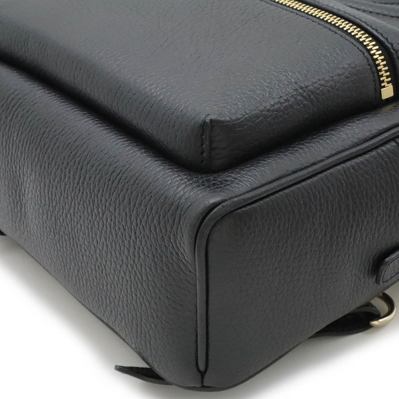 GUCCI Black Leather Backpack - Picture 4 of 8
